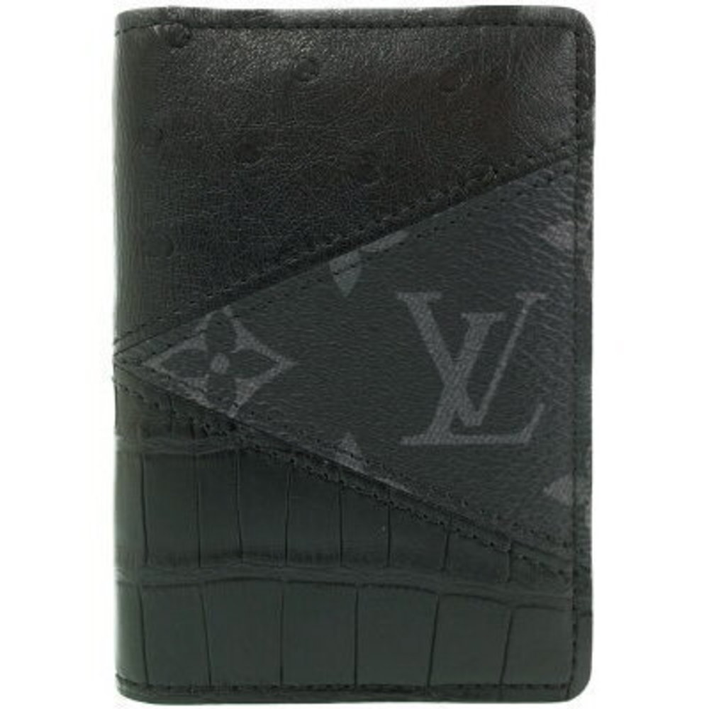Louis Vuitton Monogram Eclipse Black Organizer Po… - image 1